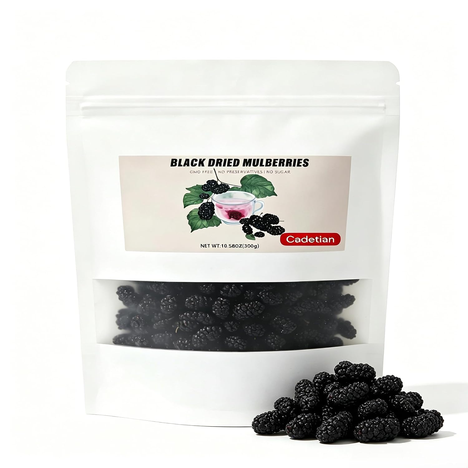 Premium Dried Black Mulberries