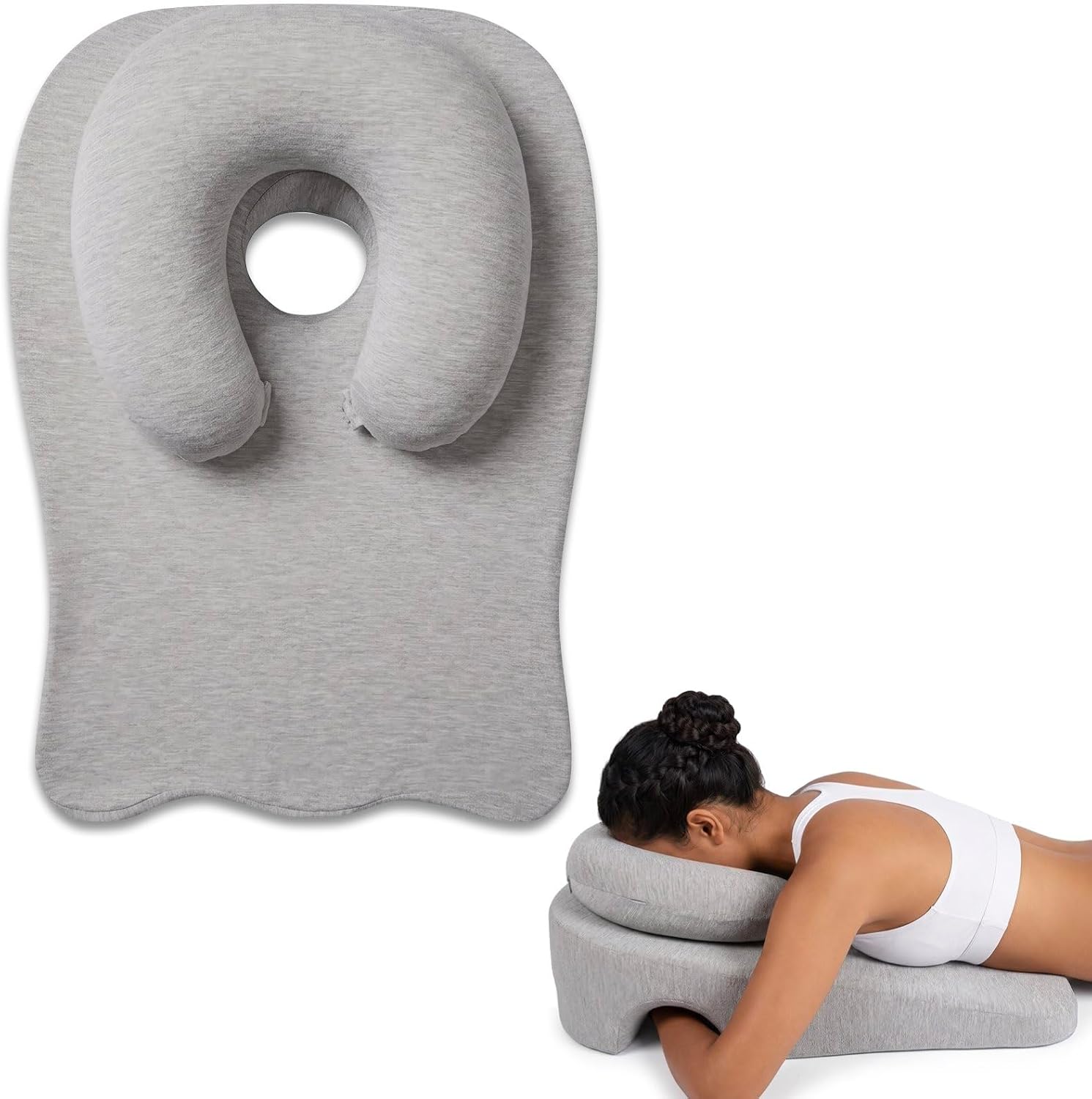 Face Down Pillow for Sleeping, Eye Surgery and BBL Recovery